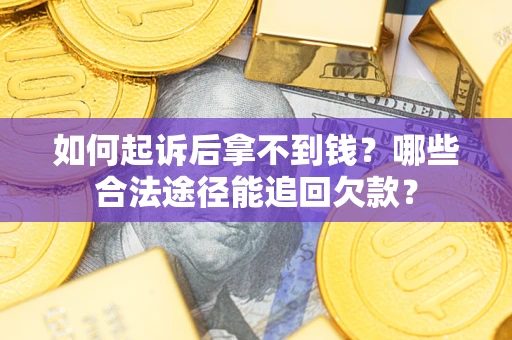 武汉如何起诉后拿不到钱？哪些合法途径能追回欠款？