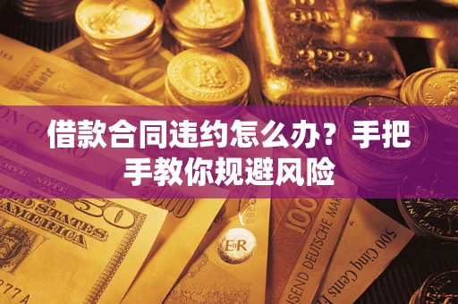 武汉借款合同违约怎么办？手把手教你规避风险