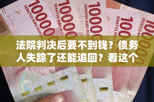 武汉法院判决后要不到钱？债务人失踪了还能追回？看这个方法！
