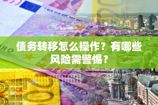 武汉债务转移怎么操作？有哪些风险需警惕？