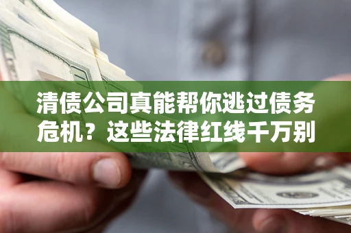 武汉清债公司真能帮你逃过债务危机？这些法律红线千万别踩