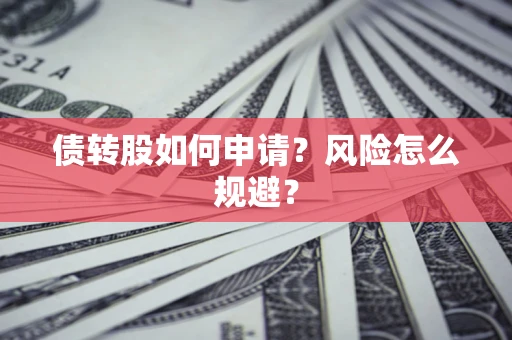 武汉债转股如何申请？风险怎么规避？