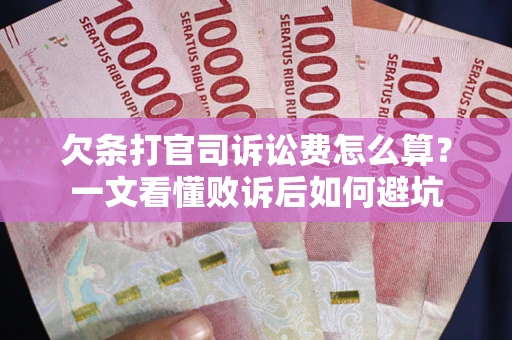武汉欠条打官司诉讼费怎么算？一文看懂败诉后如何避坑