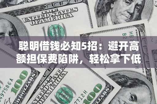武汉聪明借钱必知5招：避开高额担保费陷阱，轻松拿下低息贷款