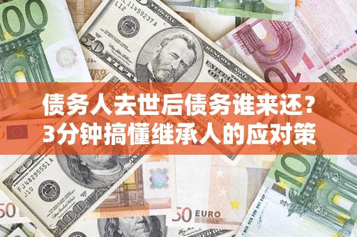武汉债务人去世后债务谁来还？3分钟搞懂继承人的应对策略